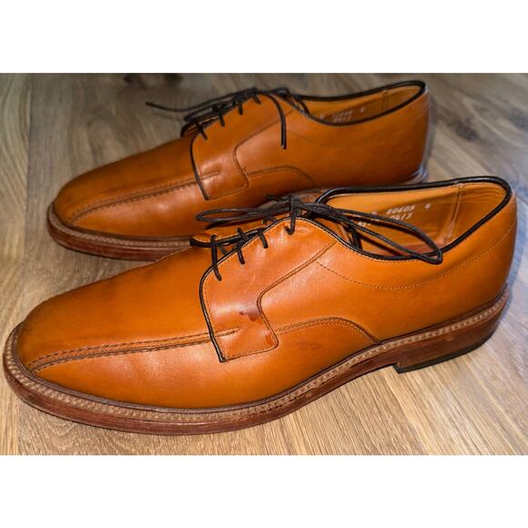 Allen Edmonds Hillcrest Brown Leather Oxford Derby Dress - size 9.5 - X7 main image 6